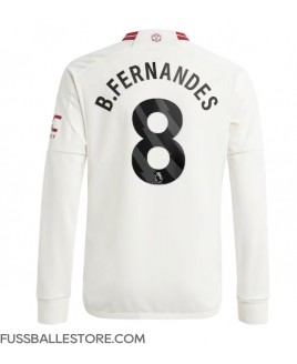 Günstige Manchester United Bruno Fernandes #8 3rd trikot 2023-24 Langarm